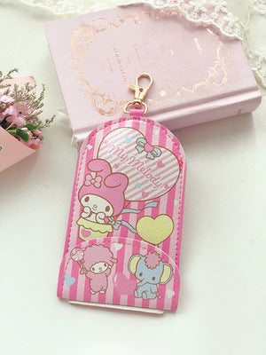 Wholesale keychain cartoon cute key bag creative card holder MOQ≥3 JDC-KC-KaMeng001