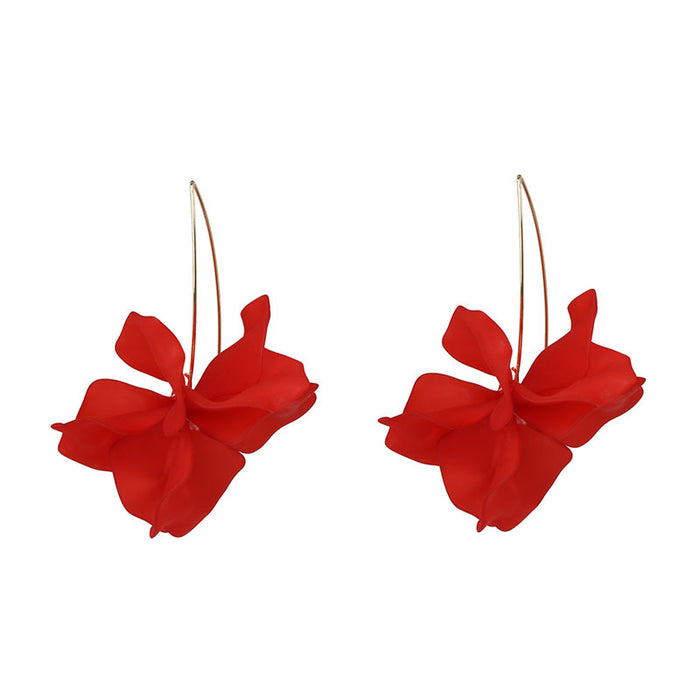 Wholesale Flower Resin Multicolor Earrings JDC-ES-jr037