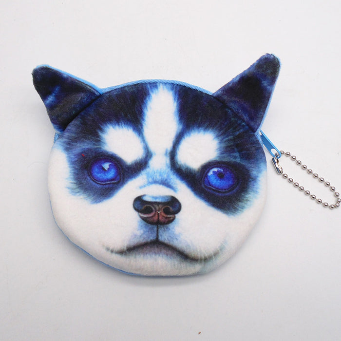 Wholesale dog cat head cosmetic bag coin bag cosmetic bag JDC-CB-YueC001
