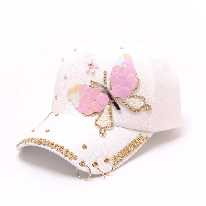 Wholesale Butterfly Baseball Cap Cotton Visor Hat JDC-FH-GSYH205