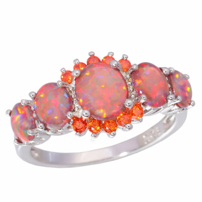 Jewelry WholesaleWholesale Opal Alloy Rings JDC-RS-QiK023 Rings 七可 %variant_option1% %variant_option2% %variant_option3%  Factory Price JoyasDeChina Joyas De China