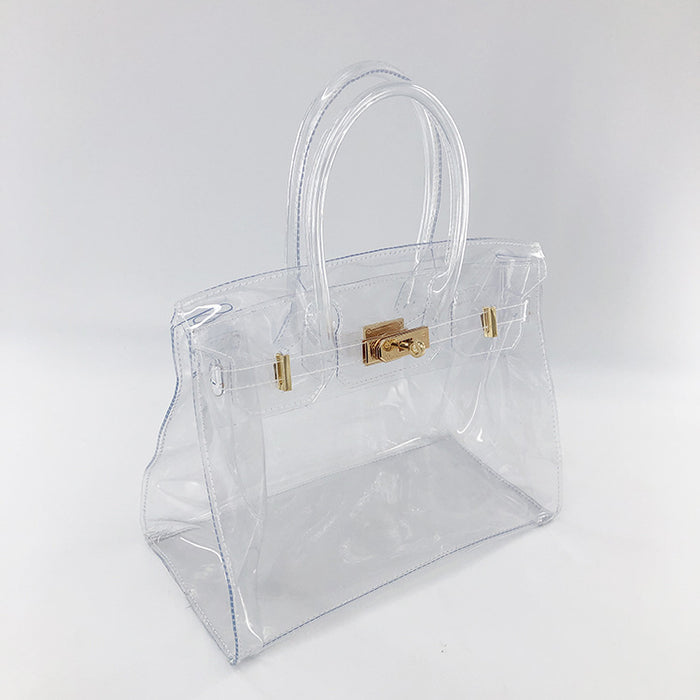 PVC JELLATH PVC MAYOR Bag transparente láser MOQ≥3 JDC-SD-WANHONG002