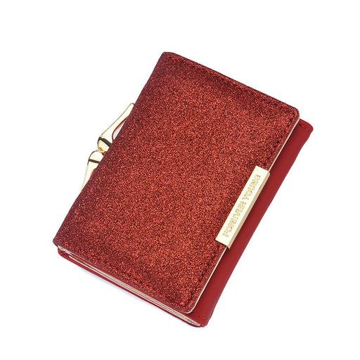 Jewelry WholesaleWholesale short sequins tri-fold small bag multi-card student wallet JDC--WT-ZhaoP001 Wallet 朝飘 %variant_option1% %variant_option2% %variant_option3%  Factory Price JoyasDeChina Joyas De China