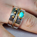 Jewelry WholesaleWholesale Plated 925 Vintage Thai Silver Turquoise Metal Ring JDC-RS-RongY003 Rings 荣钰 %variant_option1% %variant_option2% %variant_option3%  Factory Price JoyasDeChina Joyas De China