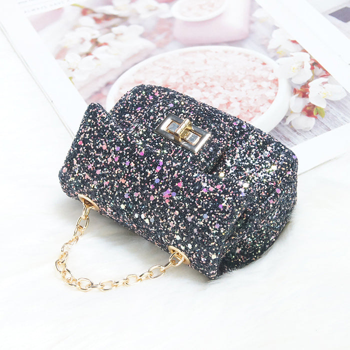 Wholesale princess glitter messenger bag baby small fragrance JDC-SD-Yixuan001