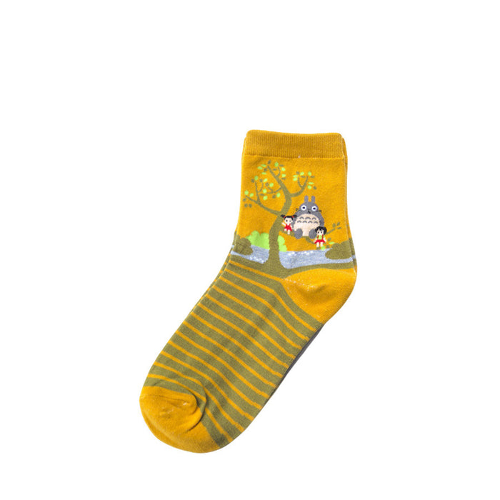 Wholesale Socks Cotton Cute Cartoon Pattern JDC-SK-KaF062