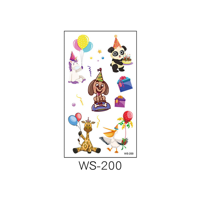 Jewelry WholesaleWholesale Cartoon Birthday Party Waterproof Tattoo Stickers JDC-TS-XLM002 Sticker 星里美 %variant_option1% %variant_option2% %variant_option3%  Factory Price JoyasDeChina Joyas De China