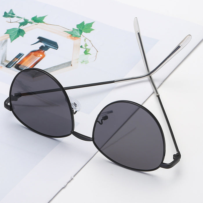 Wholesale Sunglasses PC Round Small Frame Ocean Sheet JDC-SG-BaiLuan016
