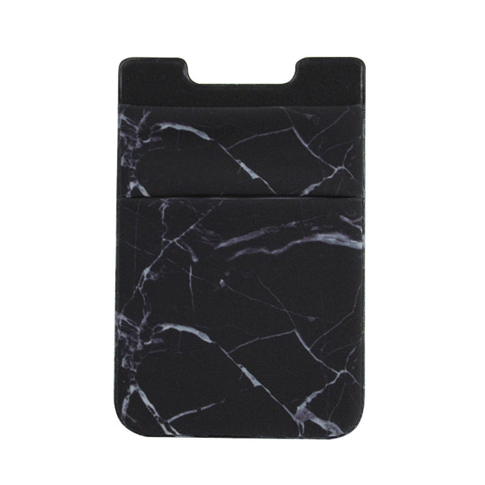 Jewelry WholesaleWholesale Stretch Lycra Marble Phone Sticker Card Holder MOQ≥2 JDC-PC-YouY001 Phone Cases 悠悦 %variant_option1% %variant_option2% %variant_option3%  Factory Price JoyasDeChina Joyas De China