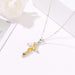 Jewelry WholesaleWholesale vintage leaf cross necklace JDC-NE-D023 Necklaces 晴雯 %variant_option1% %variant_option2% %variant_option3%  Factory Price JoyasDeChina Joyas De China