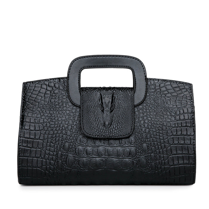 Wholesale Shoulder Bag PU Crocodile Pattern Diagonal Portable JDC-SD-Gediao003