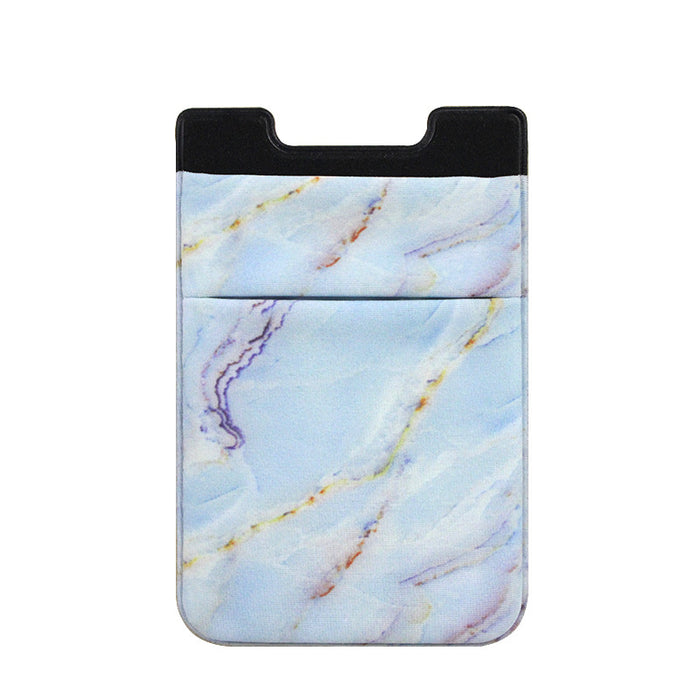 Jewelry WholesaleWholesale Stretch Lycra Marble Phone Sticker Card Holder MOQ≥2 JDC-PC-YouY001 Phone Cases 悠悦 %variant_option1% %variant_option2% %variant_option3%  Factory Price JoyasDeChina Joyas De China