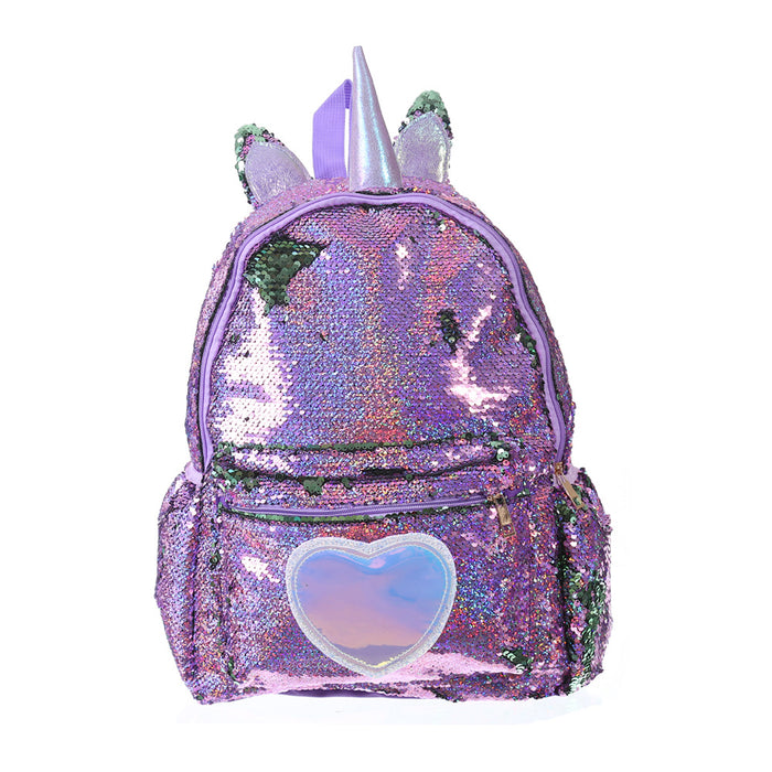 Wholesale Large Capacity Sequin Backpack MOQ≥2 JDC-BP-SMS004