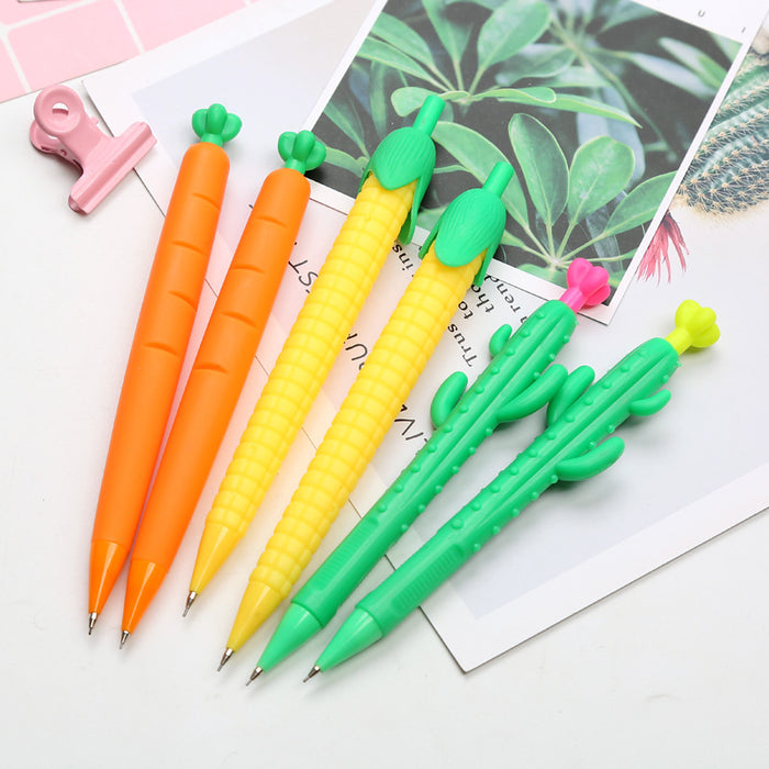 Wholesale Mechanical Pencil Carrot Cactus Corn Plastic MOQ≥2 JDC-PC-Jincai001
