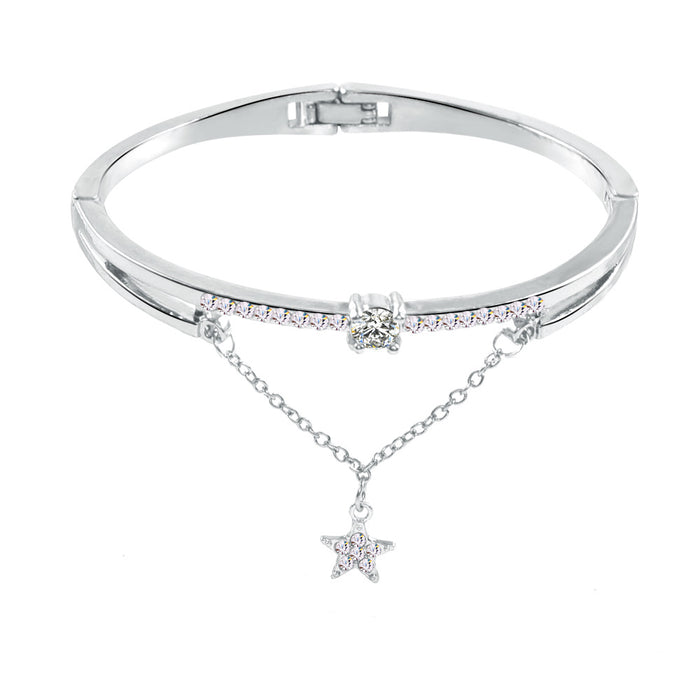 Wholesale pentagram diamond bracelet fashion bracelet JDC-BT-SLZ005