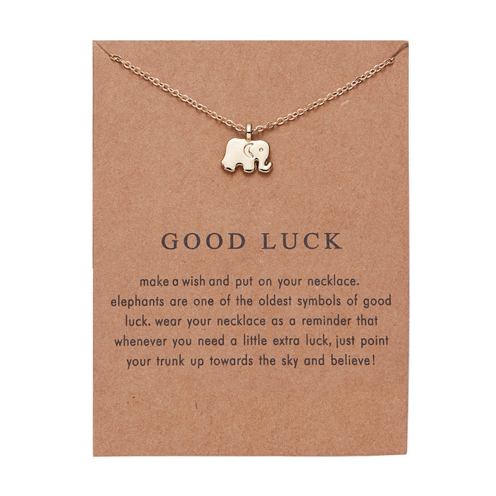 Wholesale Necklace Alloy Simple Small Animal Clavicle Chain JDC-NE-Gm013