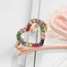 Jewelry WholesaleWholesale Colored Zircon Heart Shaped Copper Ring JDC-RS-LongY008 Rings 龙意 %variant_option1% %variant_option2% %variant_option3%  Factory Price JoyasDeChina Joyas De China