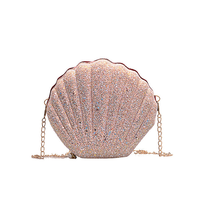 Wholesale Shoulder Bag Cute Sequin Mini Shell Bag JDC-SD-Yimien003