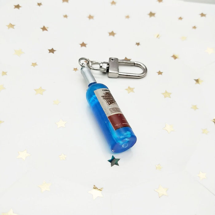 Wholesale Keychains For Backpacks acrylic wine bottle keychain MOQ≥10 JDC-KC-YY032
