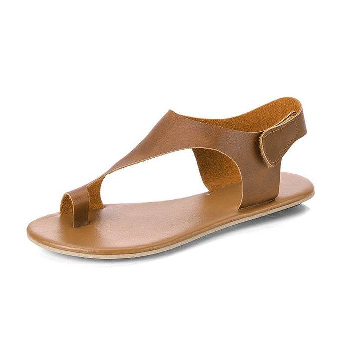 Wholesale Sandals Women Low Heel Ankle Velcro Plus Size JDC-SD-WuS002