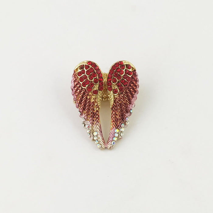 Jewelry WholesaleWholesale Diamond Angel Wings Alloy Adjustable Ring JDC-RS-QiF001 Rings 奇福 %variant_option1% %variant_option2% %variant_option3%  Factory Price JoyasDeChina Joyas De China