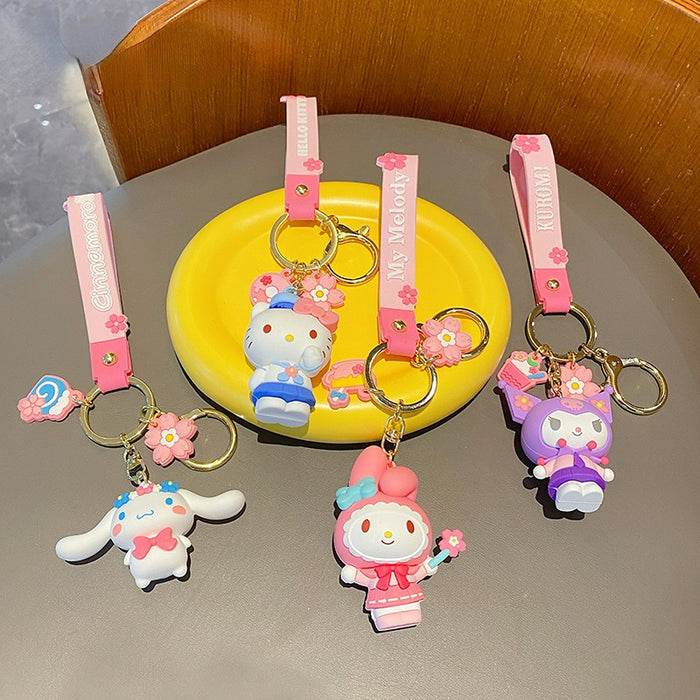 Wholesale Cartoon Doll PVC Keychain (M) JDC-KC-BaiM027