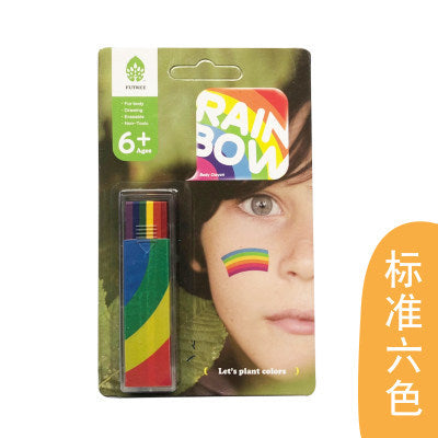 Al por mayor de 6 colores pintura de carrocería pintura de la pintura de la cara del rostro arcoirbow Flag Copa del mundo MOQ≥2 JDC-CP-RUNXUAN001