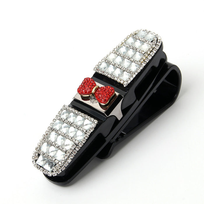 Wholesale Car Accessories ABS Diamond Car Glasses Clips JDC-CA-LanYu012