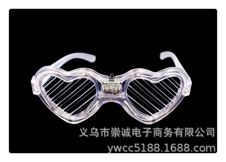 Gafas de sol al por mayor Love persianas LED LED GAJAS MOQ≥2 JDC-SG-CHONGC001