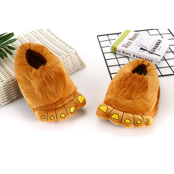 Wholesale Winter Warm Home Slippers Hobbit Bigfoot JDC-SP-Dingy003