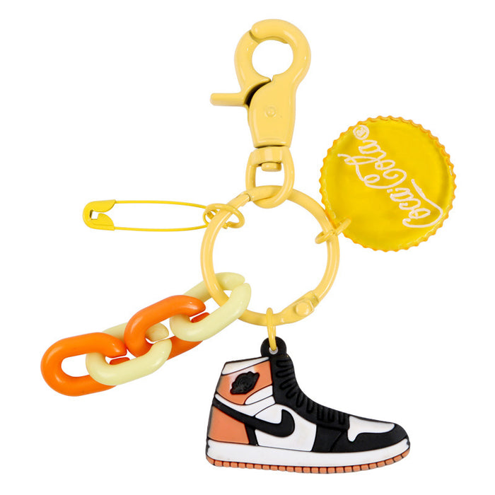 Wholesale Cartoon Soft Rubber Shoes Keychain (M) JDC-KC-YiHan010