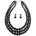 Jewelry WholesaleWholesale String Pearl Clavicle Multilayer Necklace JDC-NE-TC271 necklaces 腾层 %variant_option1% %variant_option2% %variant_option3%  Factory Price JoyasDeChina Joyas De China