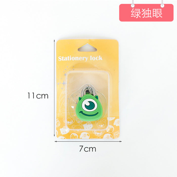Wholesale Cartoon Silicone Metal Mini Lock (M) JDC-KC-SPai002