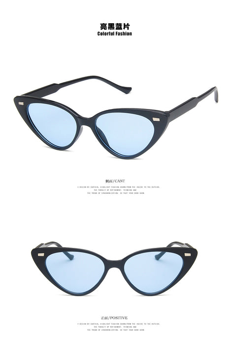 Wholesale Rice Nail Triangle Cat Eye Sunglasses JDC-SG-KD164