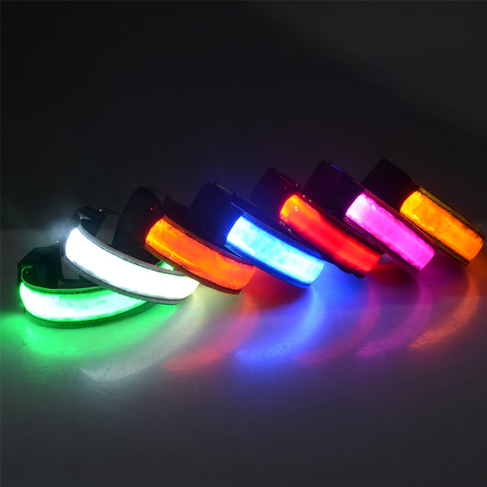 Pulsera de iluminación de juguete al por mayor Carga USB SEÑAL FLUORSENT Luz de advertencia MOQ≥2 JDC-FT-HUAND002