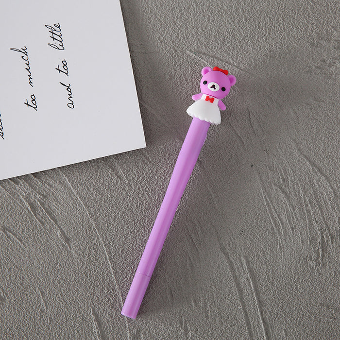 Pen de bolígrafo mayorista Plastic Unicornio iluminado GLOW JDC-BP-WEIL006