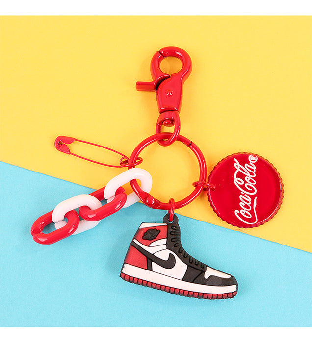 Wholesale Cartoon Soft Rubber Shoes Keychain (M) JDC-KC-YiHan010