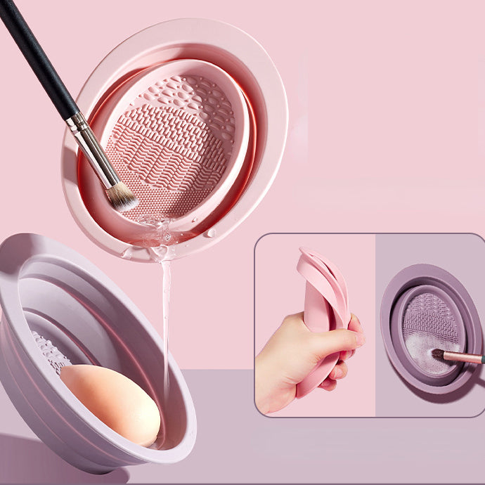 Wholesale Makeup Brush Cleaner Beauty Tools Powder Puff Beauty Egg Washing Bowl JDC-MB-Caijing001