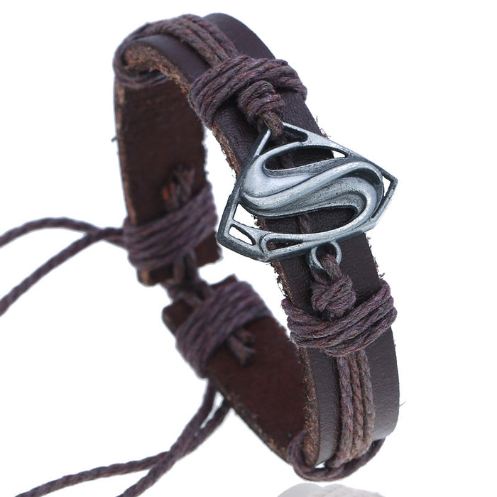 Jewelry WholesaleWholesale Vintage Braided Leather Bracelet JDC-BT-PK007 Bracelet 庞克 %variant_option1% %variant_option2% %variant_option3%  Factory Price JoyasDeChina Joyas De China