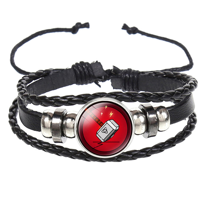 Wholesale Luminous Leather Bracelet (M) JDC-BT-SaiH006