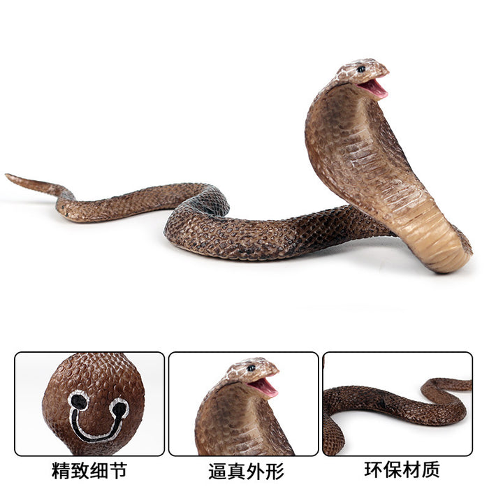 Wholesale Toys Children's Simulation Reptile Model Python Ornament MOQ≥2 JDC-FT-XinYs003