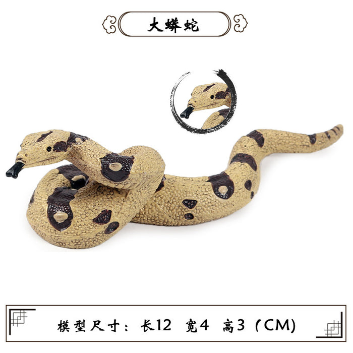 Wholesale Toys Children's Simulation Reptile Model Python Ornament MOQ≥2 JDC-FT-XinYs003
