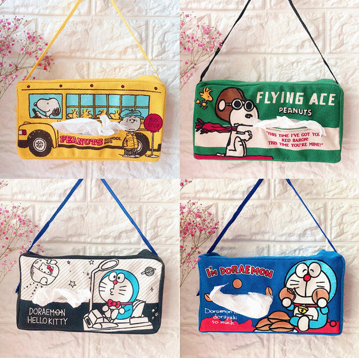 Wholesale Car Accessories Canvas Cute Cartoon Ornament Car Tissue Box (S) JDC-CA-Kameng003