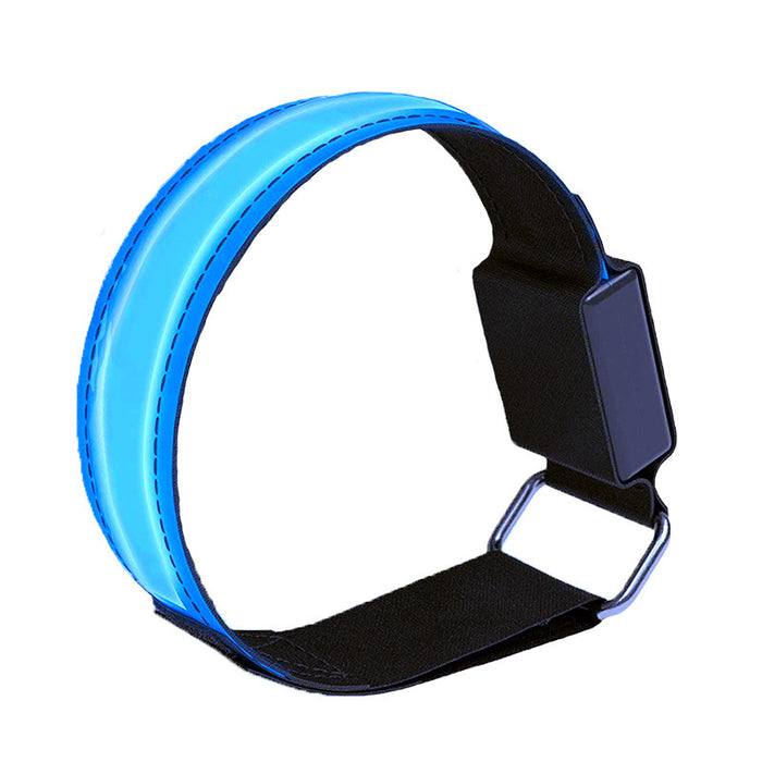 Wholesale USB Charging Rechargeable LED Nylon Webbing Night Running Outdoor Sports Running Light JDC-FT-XuanD001