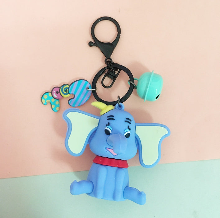 Wholesale Cartoon Elephant PVC Keychain (M) MOQ≥5 JDC-KC-SGDD001