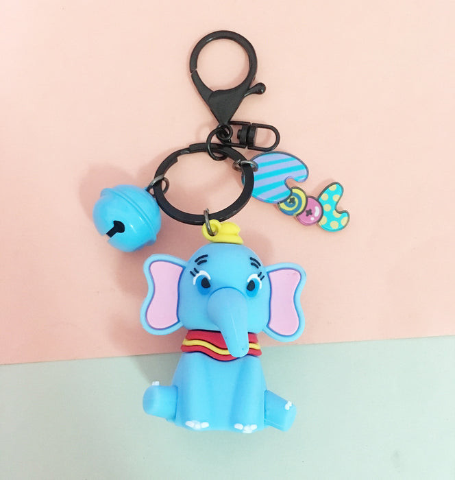 Wholesale Cartoon Elephant PVC Keychain (M) MOQ≥5 JDC-KC-SGDD001