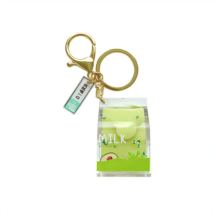 Wholesale Keychains Acrylic Milk Box JDC-KC-SCheng041