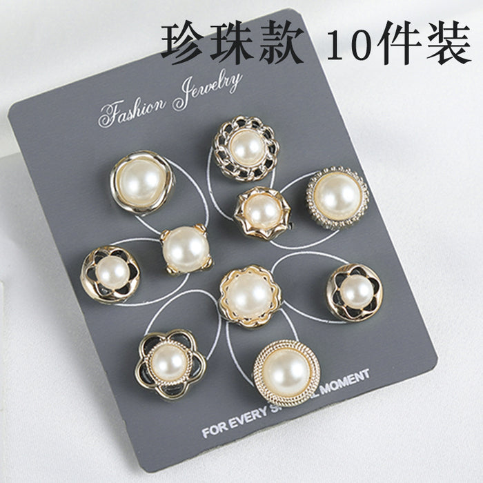 Wholesale Brooch Anti-glare Pearl Small Pin Fixed Clothes Artifact MOQ≥2 JDC-BC-BiG002