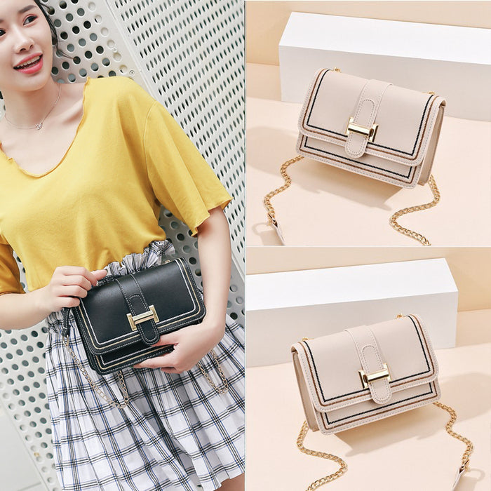 Wholesale Shoulder Bag PU Magnetic Small Square Bag Diagonal JDC-SD-Chengy002