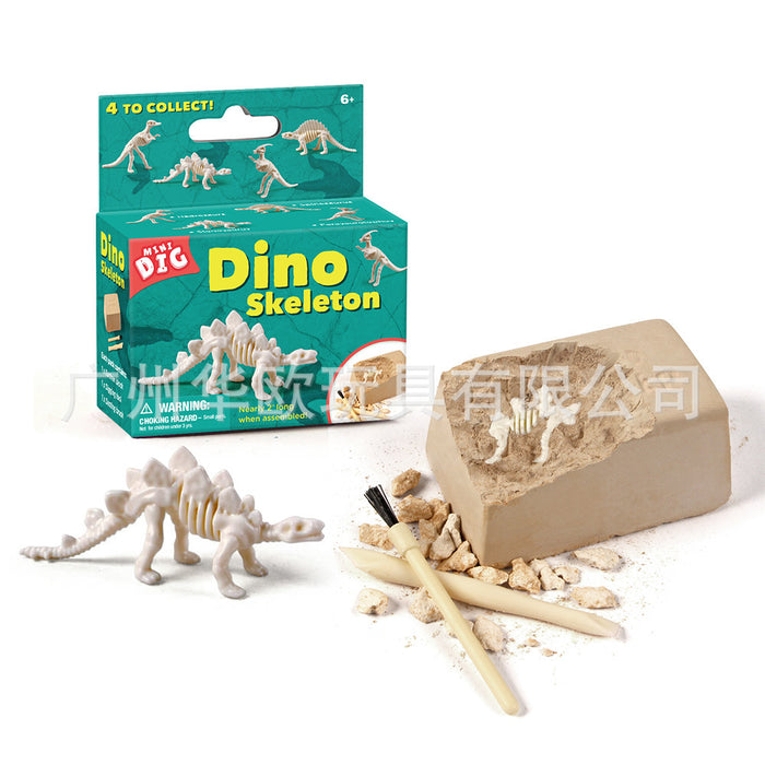 Wholesale Archaeology Dinosaur Excavation Toy Simulation Fossil DIY MOQ≥3 JDC-FT-HuaO005